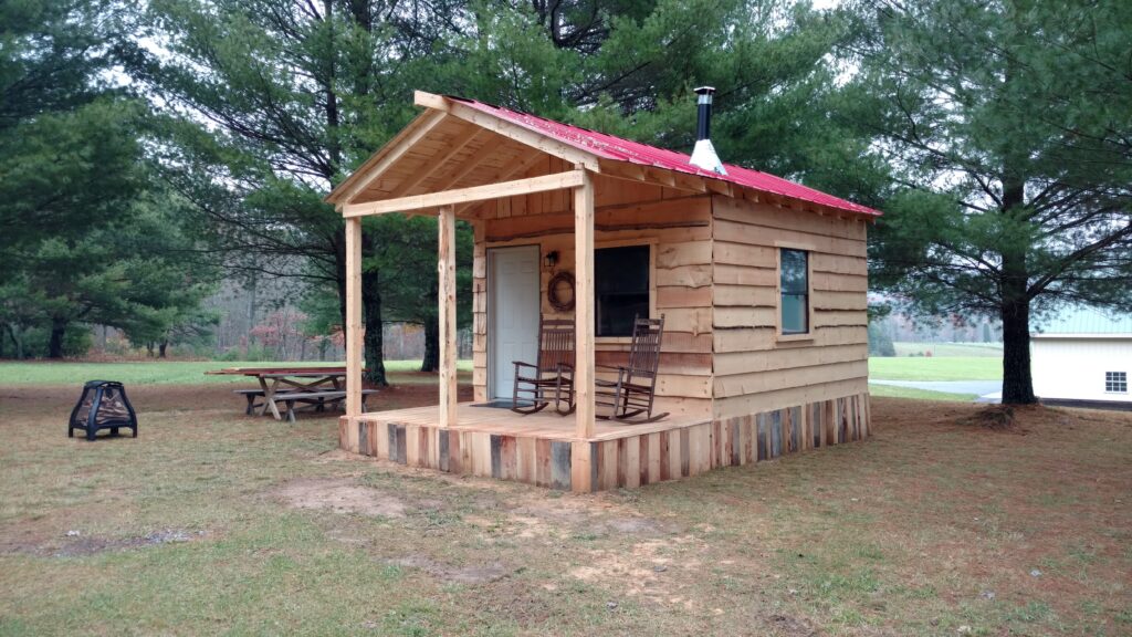 Catbird Cabin at Scottland Farm, West Augusta Virginia